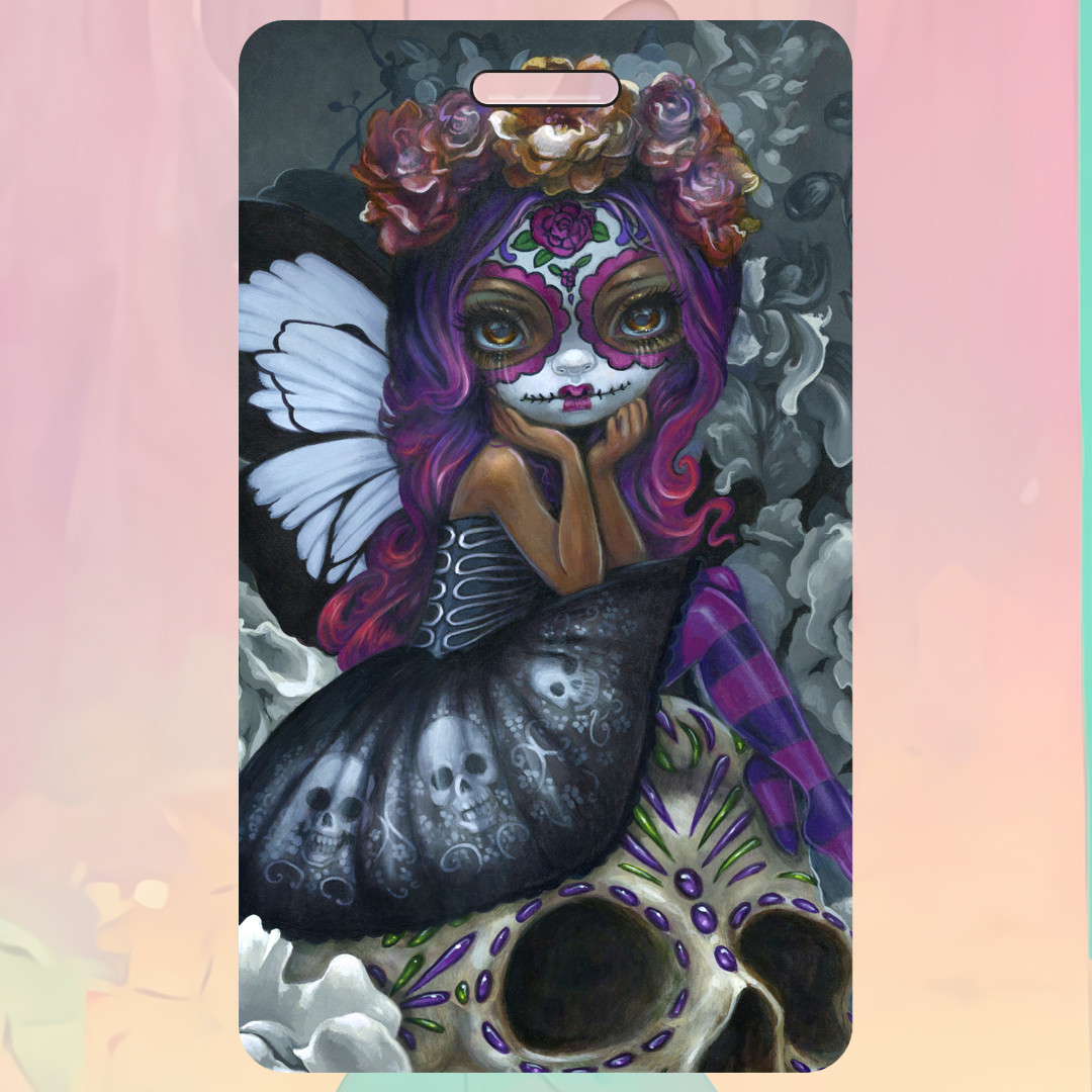 Dia De Los Muertos Soulful Spirit Bag Tag