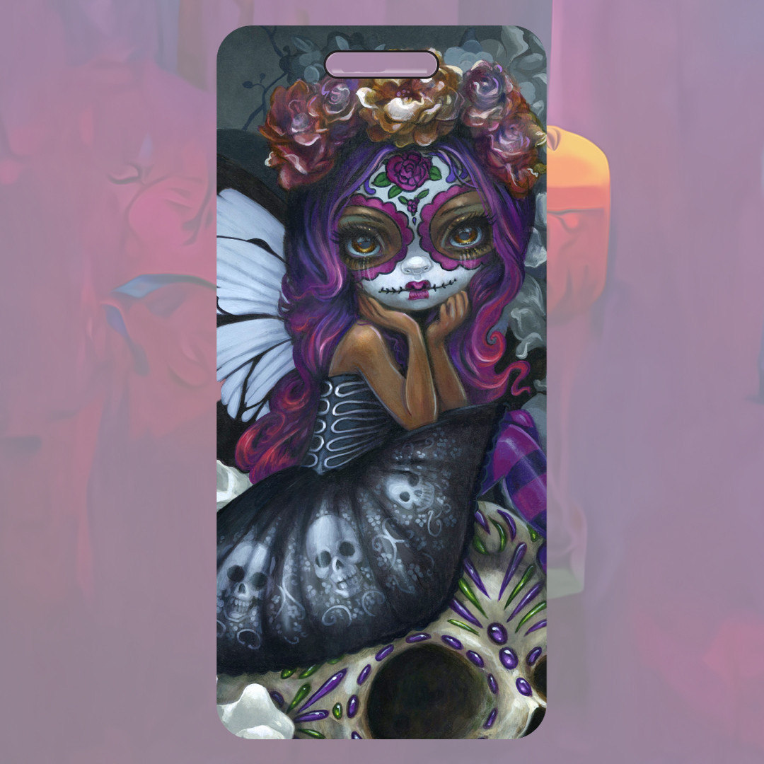 Dia De Los Muertos Soulful Spirit Bag Tag