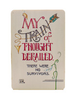 Mary Engelbreit: Thought Train Wood Magnet