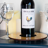 Ringers board with wine bottle as target