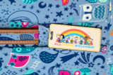 Peanuts “All Vibes Welcome” Wooden Bag Tag