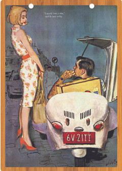 Saturday Evening Post: Romance Collection Motor Scooter