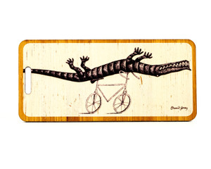 Edward Gorey- The Epiplectic Bicycle Bag Tag