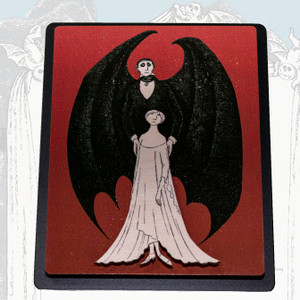 Edward Gorey Dracula and Lucy Dimensional Art Board