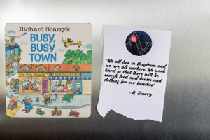 Richard Scarry Busy Town Magnet