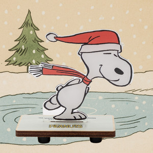 Snoopy Skating Mini Laser Sculpture