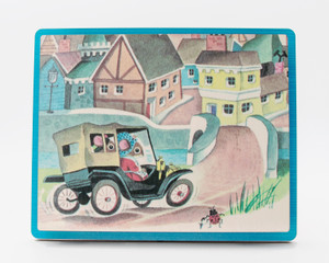 Richard Scarry “Country Mouse and the City Mouse” 5" x 7" Art Board