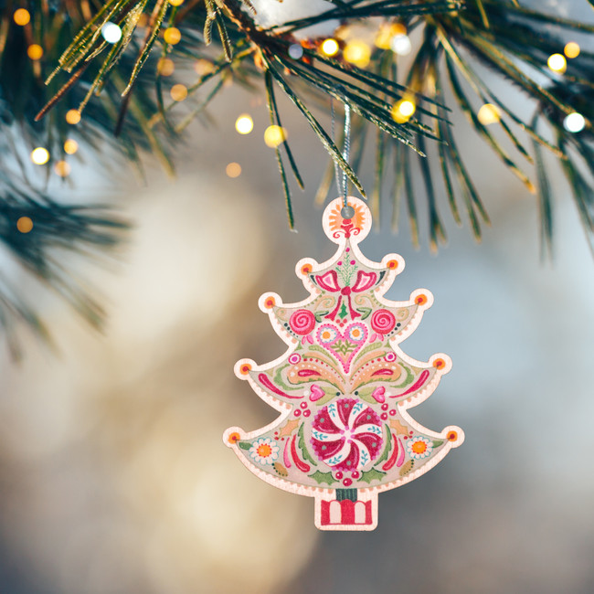  Mary Engelbreit Heart Tree Christmas Ornament