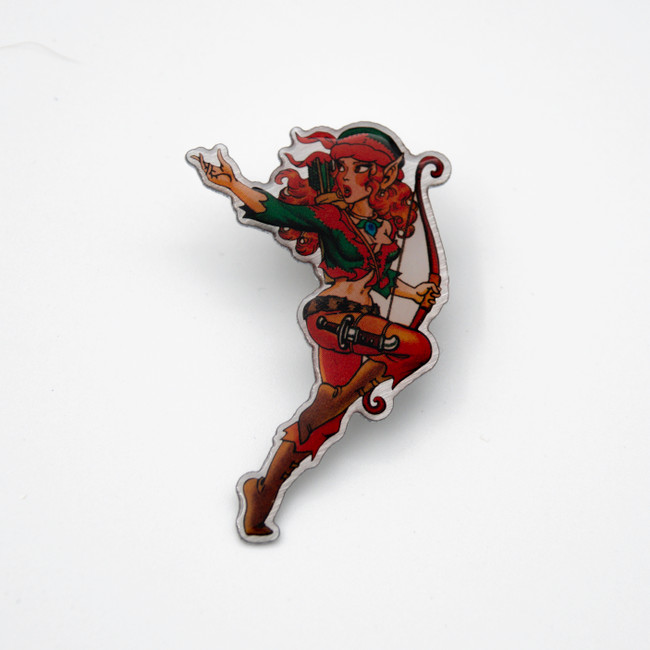 ElfQuest Aluminum Pin- Nightfall