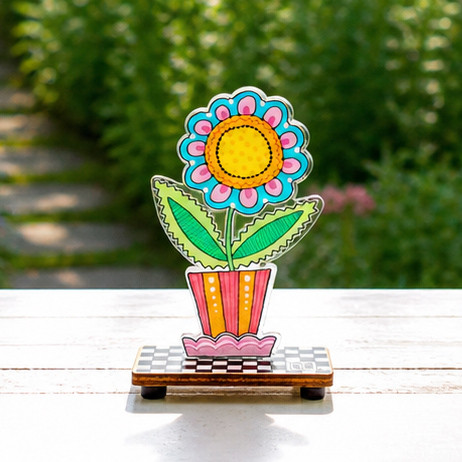 Mary Engelbreit Daisy Mini Laser Sculpture