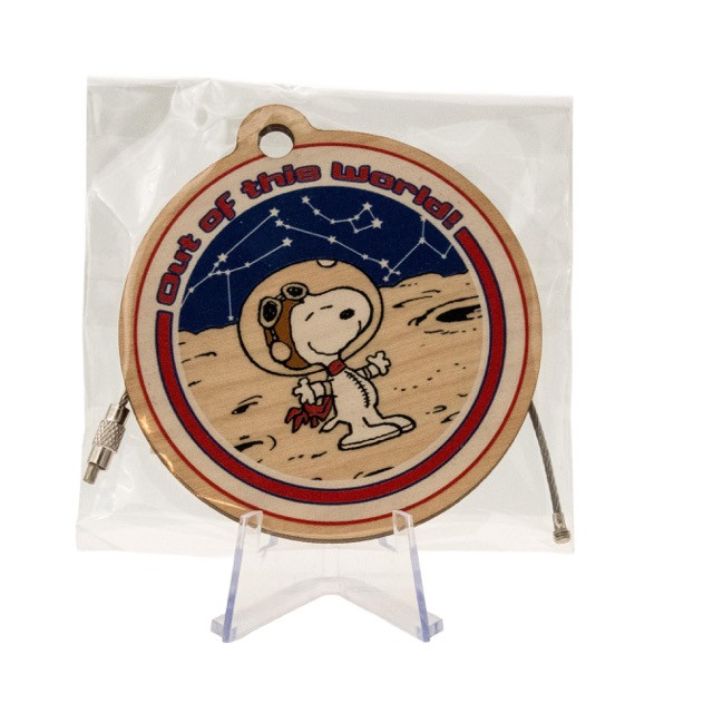 Peanuts "Out of This World" 3" Round Bag Tag