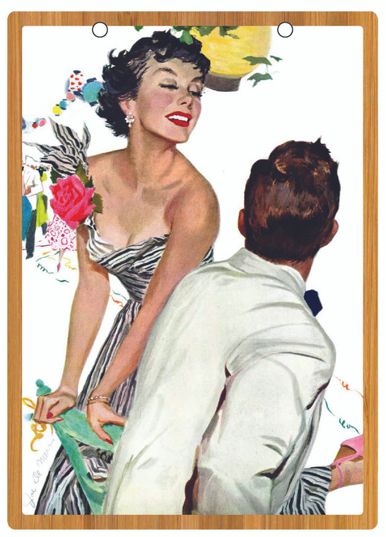 Saturday Evening Post: Romance Art Collection with Easel 