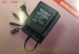 MEMEX MU-1000 MA Universal AC/DC Adapter 1.5-3-4.5-6-6.5 9-12V Buy 2 Get 1 FREE!