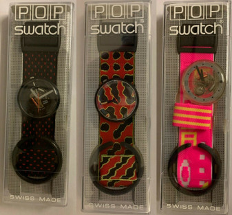 1987 Pop Swatch Watch w/ Case - BRAND NEW! SEVERAL TO CHOSE FROM!