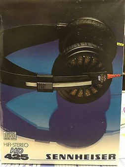  Genuine Sennheiser HD425 HD 425 New In Box NOS VINTAGE HIFI!