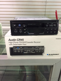 BLAUPUNKT AUSTIN CR45 FM/AM/CASSETTE RECEIVE W/ DETACHABLE FACE BRAND NEW!