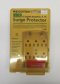 Recoton C1960 6 Outlet-Antenna & AC Surge Protector (BRAND NEW!)