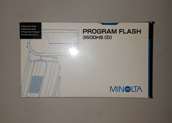 Minolta Program 3600HS (D) Electronic Flash (BRAND NEW!)