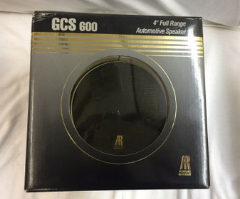 BRAND NEW ACOUSTIC RESEARCH GCS 600 FULL-RANGE 4'' Automotive Loudspeaker Pair 