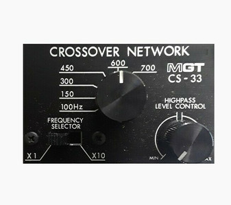 MGT CS-33 Electronic Crossover (Factory Sealed!)