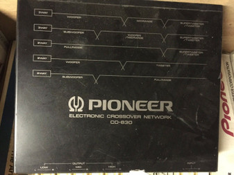 Vintage Pioneer CD-630 Electronic Crossover Network