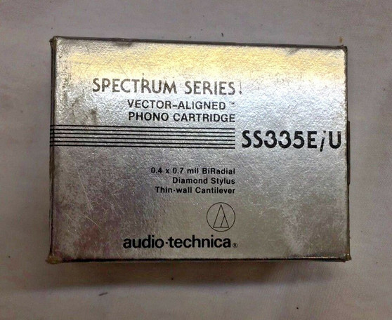 Audio Technica SS335E/U Cartridge 0.4x 0.7 mil BiRadial Diamond Stylus NEW!