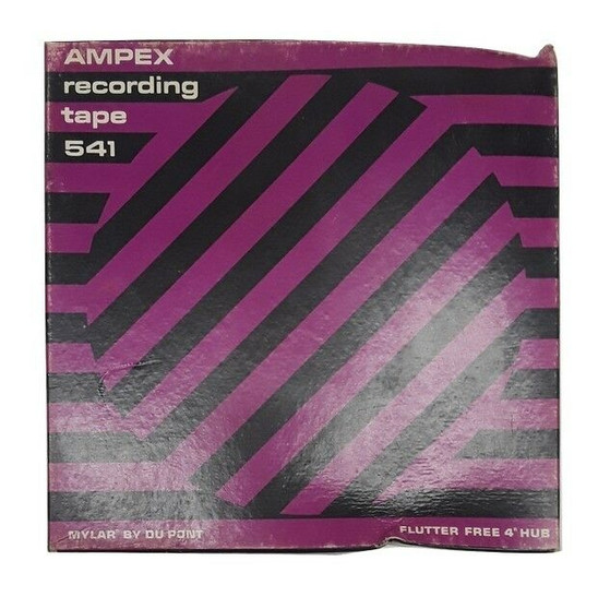 Vintage Ampex 541 1.0Mil Mylar x 1200Ft. Recording Tape | Made in USA (New!)