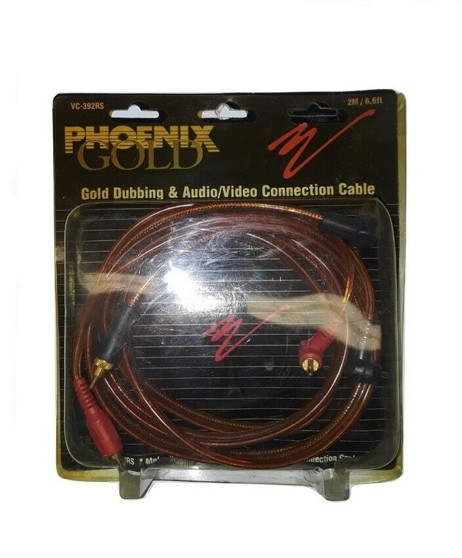 Phoenix Gold VC-392RS 2M Gold Dubbing & Audio/Video Conection Cable (Brand New!)