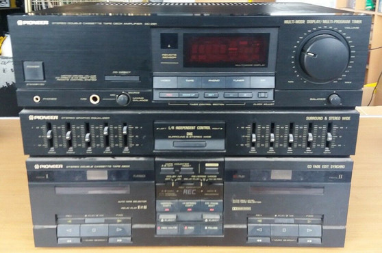 PIONEER DC-Z81 STERIO AMPLIFIER,TAPE PLAYER & EQUALIZER UNIT