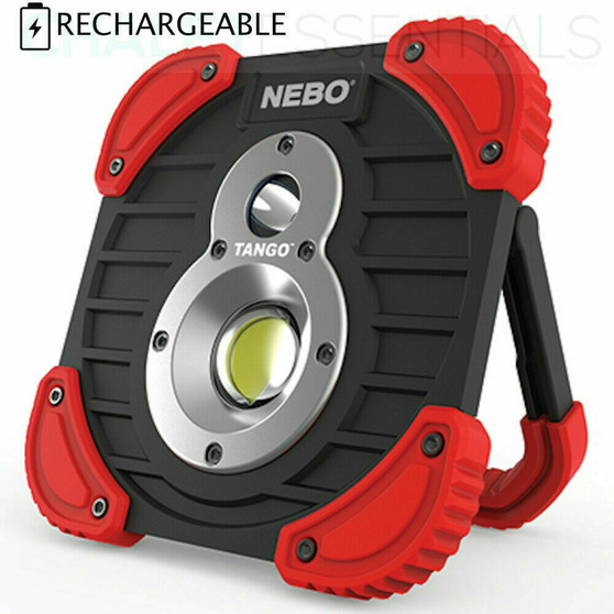 NEBO TANGO 1000 Lumen Rechargeable LED Flashlight Spot Work Light Power Bank 895