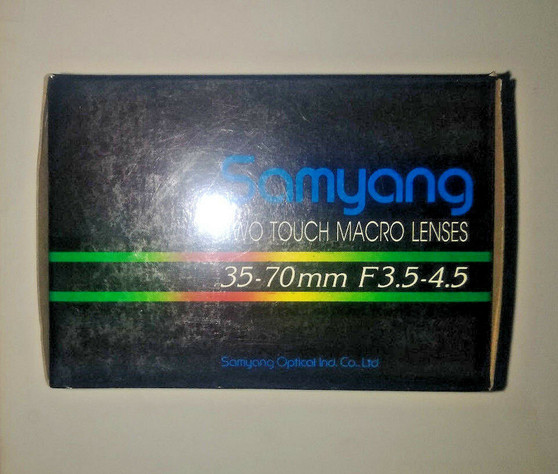 Samyang 35-70mm/f3.5-4.5 SLR Two Touch Macro Lens for Minolta (BRAND NEW!)