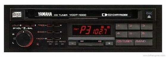 Yamaha Vintage Car CD player stereo Radio Tuner YCDT-1000 RARE!