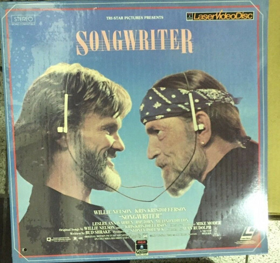 SONGWRITER Laserdisc Kris Kristofferson Willie Nelson-RARE-New in Plastic
