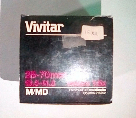 Vivitar 28-70mm/f3.5-4.8 Macro Lens 1.5x for Minolta (BRAND NEW!)