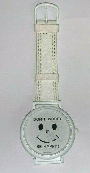 Vintage Don't Worry Be Happy Smiley Face Watch New old stock!