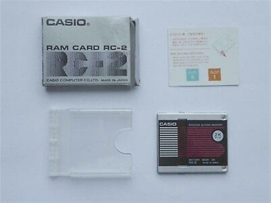 Casio RC-2 2K Byte RAM Card for FX-720 FX-750 PB-410 PB-500 BRAND NEW IN BOX!