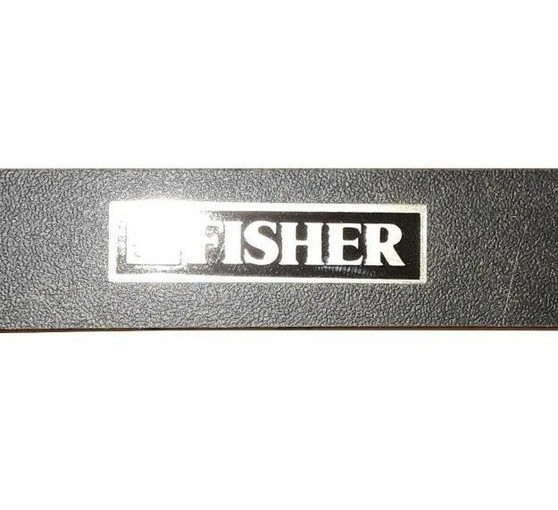 Fisher RA-M140 | Black & Chrome w/Glass Component Cabinet (New!)