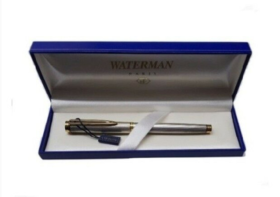 Waterman Argent Massif 18K | Silver & Gold Fountain Pen | Paris (New!)