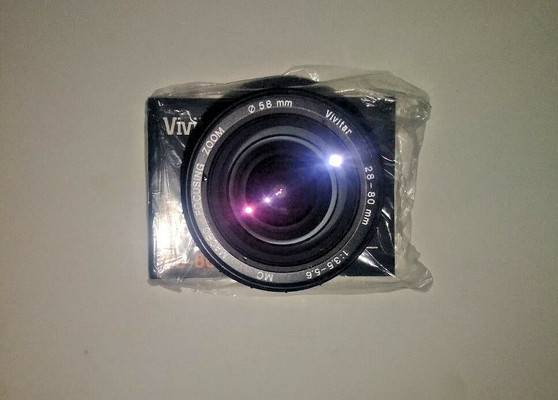 Vivitar 28-80mm/f3.5-5.6 Macro 1.4x Lens for Yashica (Brand New!)