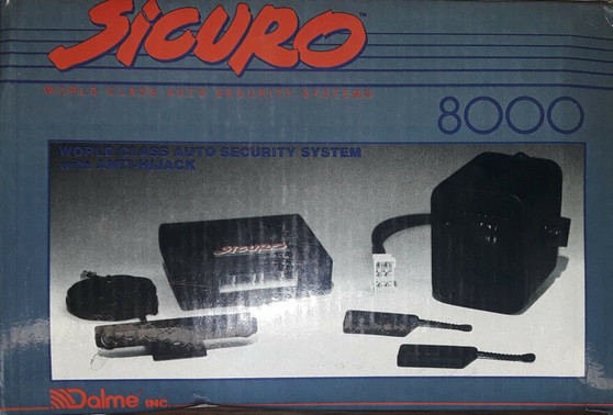 Siguro 8000 Remote-Activated Anti-HIJack Auto Security System (BRAND NEW!)