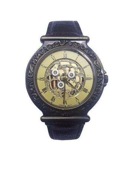 Eastman 2510 BRN Mechanical Analog Quartz Wristwatch w/Genuine Leather (New!)