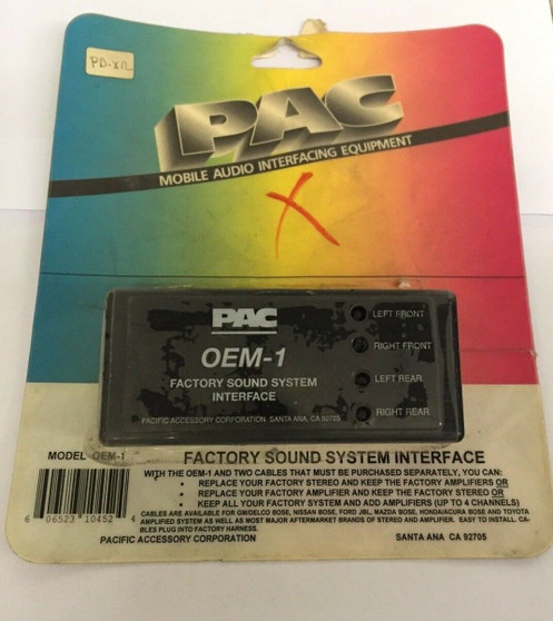 PAC Oem-1 Factory Sound System Interface NEW ORIGINAL VERSION!