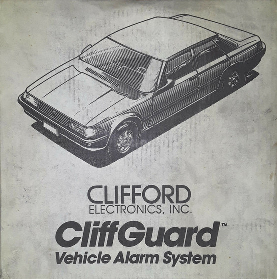 Clifford CliffGuard Vehicle Alarm System (BRAND NEW!)