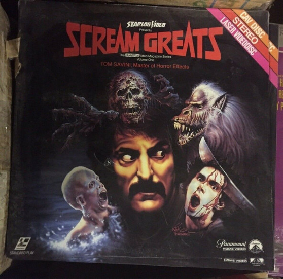 NEW Scream Greats TOM SAVINI MASTER OF HORROR FX Volume ONE laserdisc Fangoria