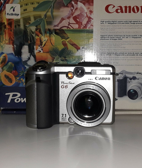 Canon PowerShot G6 7.1MP Digital Camera - Silver