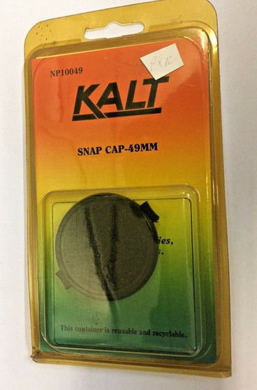 49mm Snap In Front LENS CAP DSLR SLR Camera Lenses  ~ Kalt New Old Stock