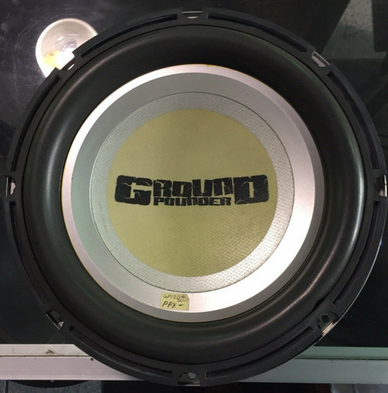 Crunch GP12D4 12" Dual 4 ohms Ground Pounder Series Subwoofer RARE OLD SKOOL USA