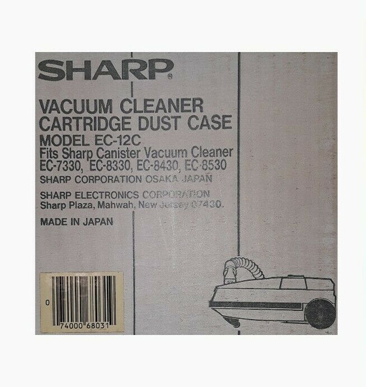 Sharp EC-12C Vacuum Cleaner Cartridge Dust Case (Factory Sealed!)
