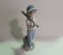 Lladro Gold Can I Play 7610 Porcelain Figurine | Made by Antonio Ramos (New!)