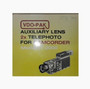 VDO-PAK Auxiliary Lens | 2x Telephoto for Camcorder (New!)